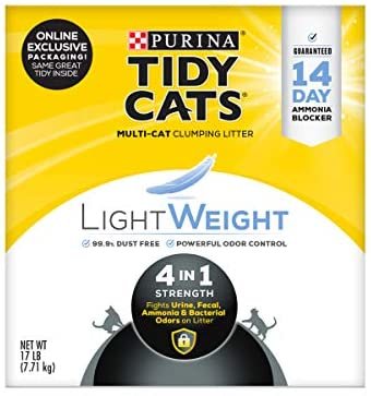 Purina Tidy Cats LightWeight 4-in-1 Strength Clumping Cat Litter