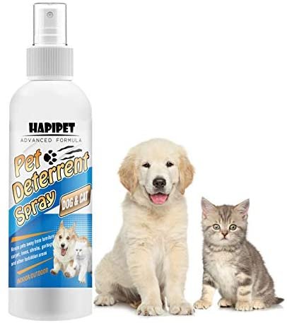 HAPIPET Cat Deterrent Spray, Pet Corrector Spray for Dogs and Cats, Safe for Pets and Protect Your House.